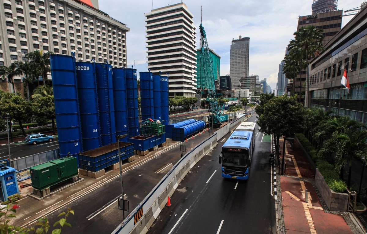 Rekayasa arus lalu lintas akibat proyek MRT Fase II