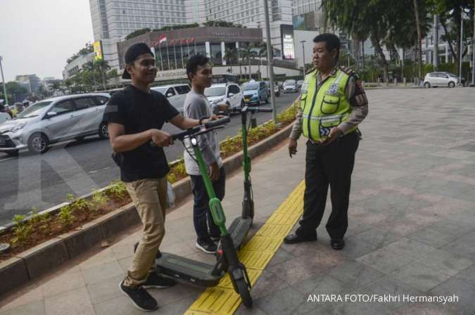Dilarang Dishub Jakarta, Grab: Skuter listrik untuk perbaikan udara di Jakarta