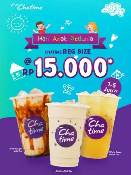 Promo Chatime Khusus untuk Pelajar & Mahasiswa
