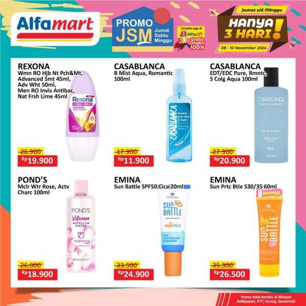 Promo JSM Alfamart Weekend 8-10 November 2024