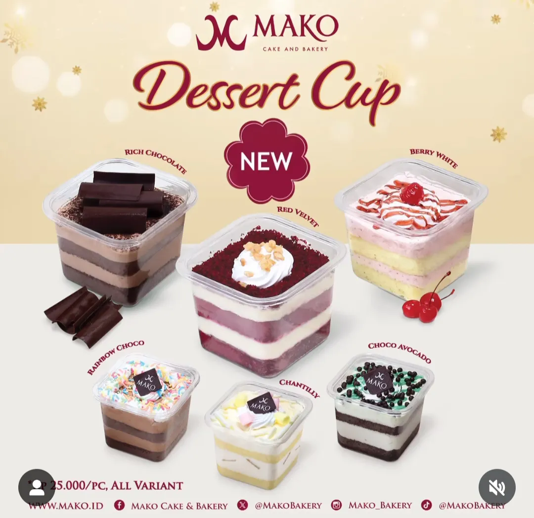 Mako menu baru: Dessert Cup