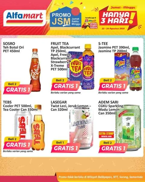 Promo JSM Alfamart Periode 22-24 Agustus 2025