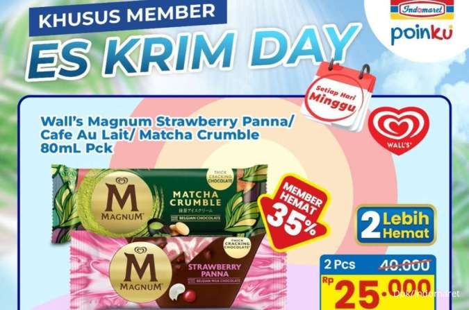 Promo Es Krim Indomaret Minggu 1 Februari 2026, Diskon 50% Hanya Hari Ini