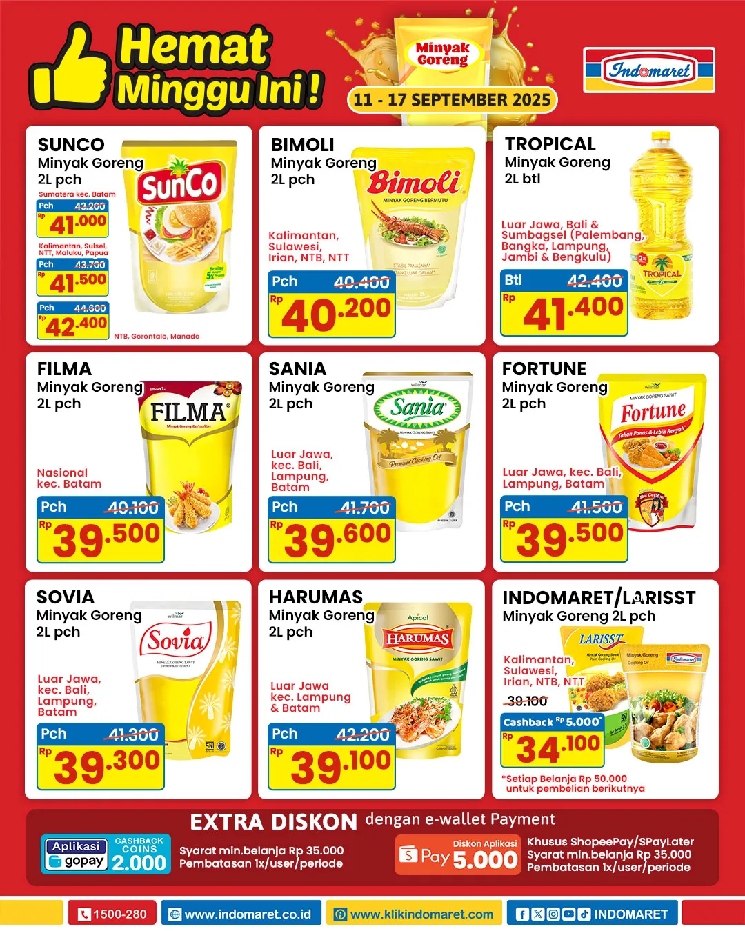 Promo Minyak Goreng Indomaret Periode 11-17 September 2025