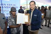 Kementrans Rampungkan Sertifikasi Lahan 441 Keluarga Transmigran di Simeulue