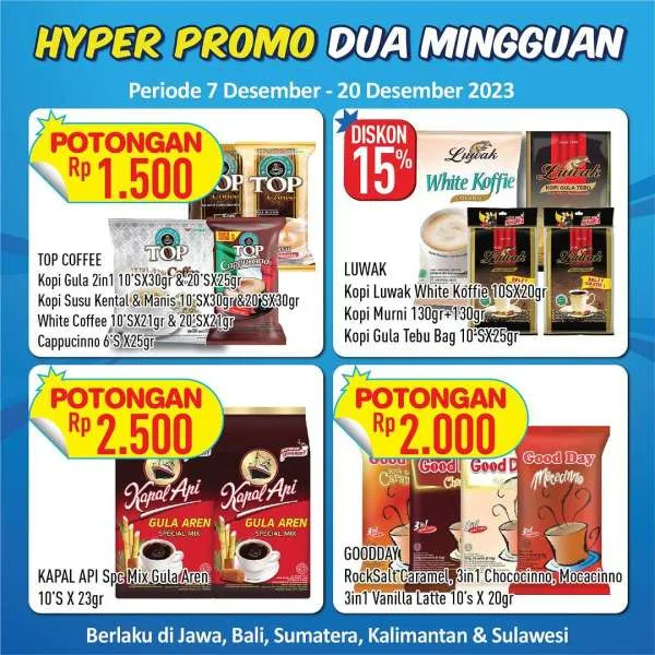Promo Hypermart Dua Mingguan Periode 7-20 Desember 2023
