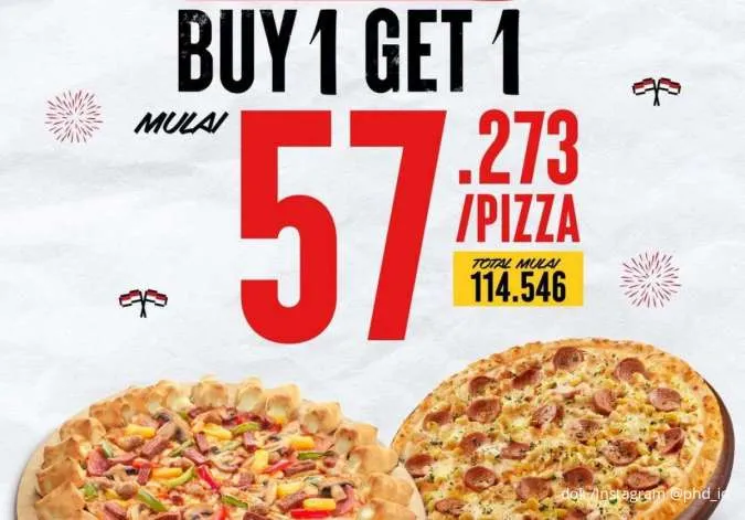 Promo PHD Buy 1 Get 1 Mulai Rp 114.000-an Saja, Terbatas 15-17 Agustus 2025