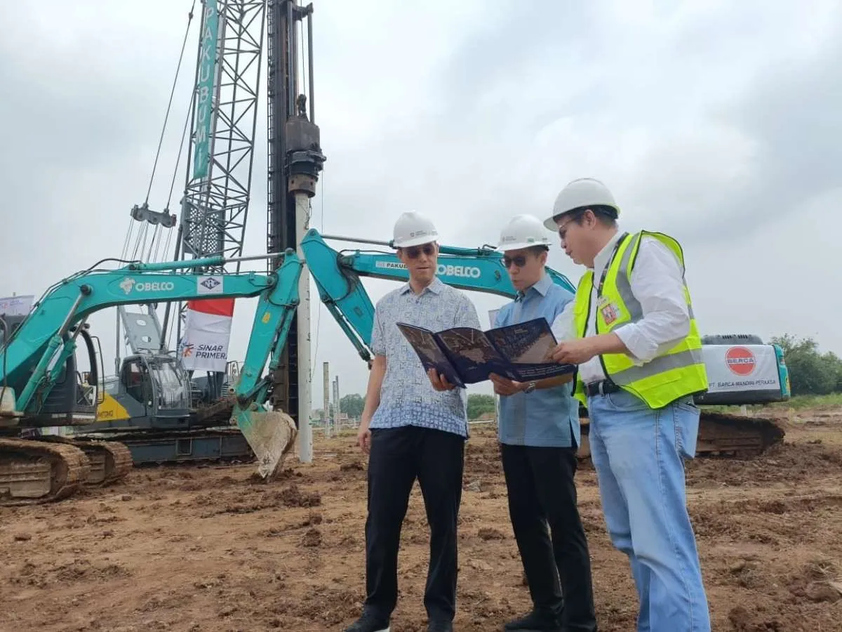 Sinar Primera Resmi Groundbreaking Kawasan Pergudangan Modern SPIN di Narogong