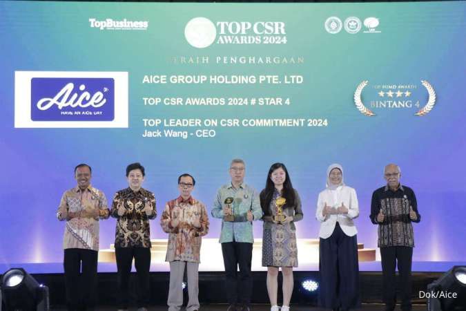 Pemberdayaan Berkelanjutan Aice Raih TOP CSR Awards2024 Selama 4 Tahun Berturut-turut