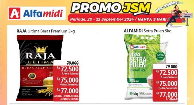 Katalog Promo JSM Alfamidi Periode 20-22 September 2024, Lebih Hemat Hanya 3 Hari