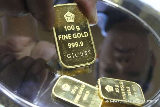Harga Emas Dunia Siang Ini Masih Loyo, Emas Antam Turun Rp 2.000