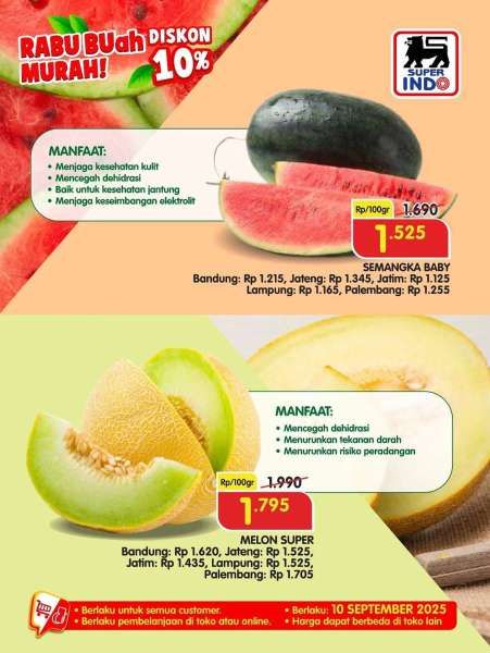 Promo Superindo Hari Ini Rabu 10 September 2025
