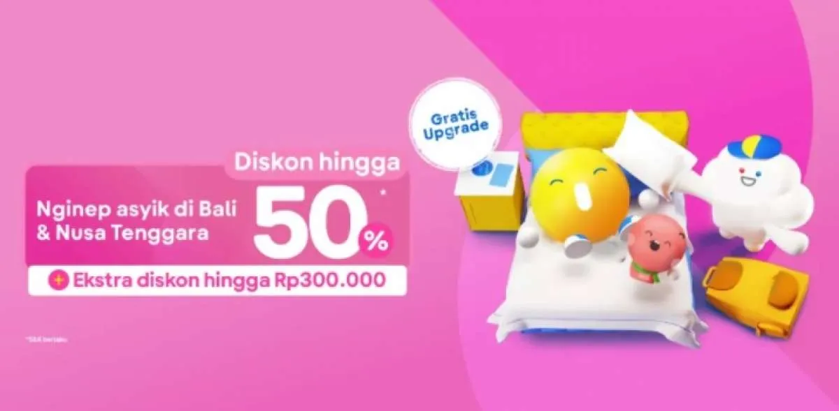 Promo Hotel di Bali & Nusa Tenggara, Dapatkan Diskon hingga 50% dari Tiket.com
