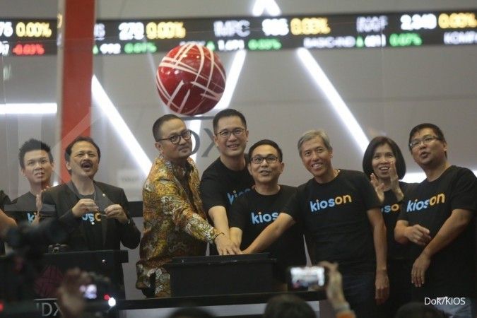 Kioson, startup pertama di lantai bursa