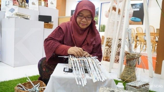 Bikin Produk Handicraft Dari Kertas Bekas Tembus Pasar Global