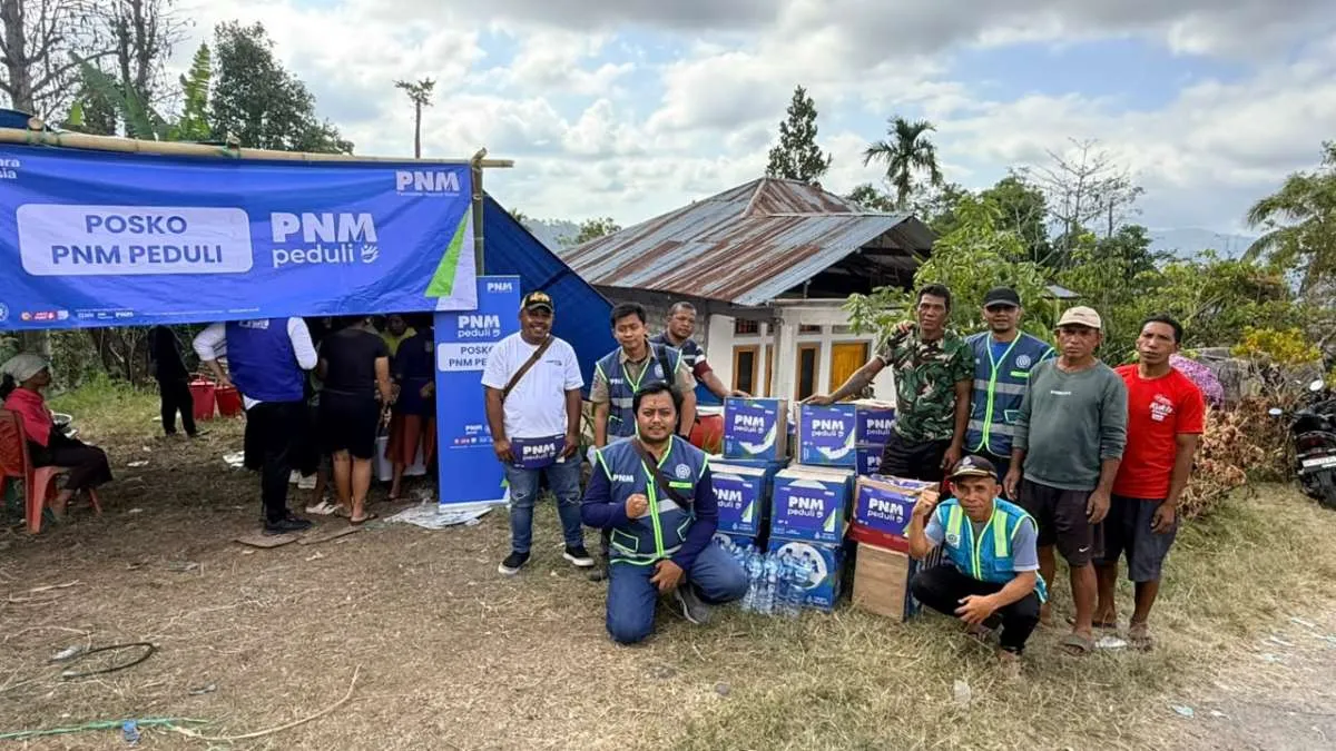 Dari Posko ke Posko, PNM Terus Bergerak Dampingi Warga Terdampak Gempa NTT