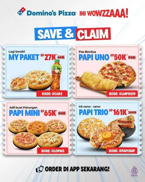 Daftar Promo Doinos Pizza Wowzzaaa Hemat