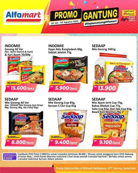 Promo Alfamart Gantung 28 Juli-3 Agustus 2025