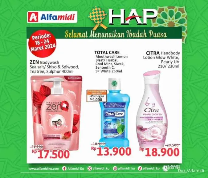 Promo Alfamidi Hemat Satu Pekan Periode 18-24 Maret 2024