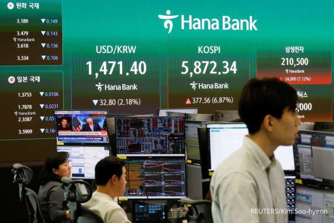 Indeks KOSPI Korea Selatan Bersiap Catat Kenaikan Mingguan Terbesar Sejak 2008