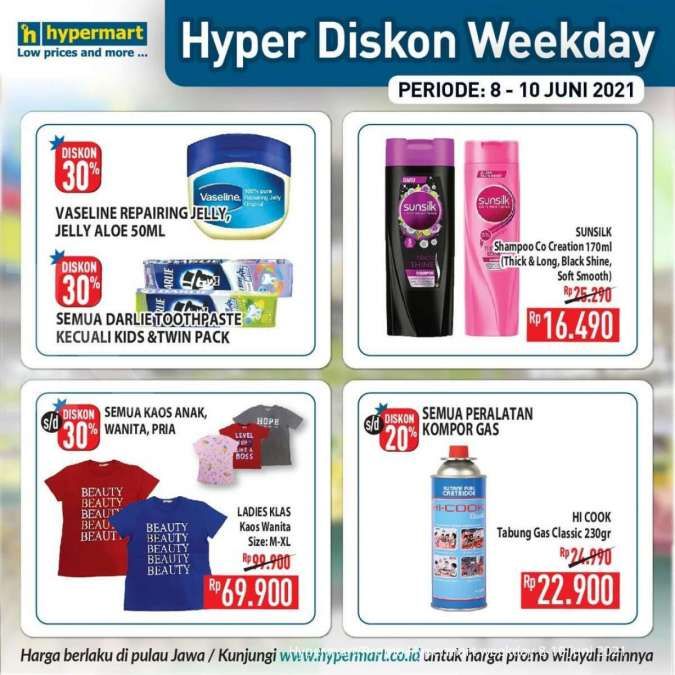 Promo Hypermart weekday 8-10 Juni 2021 
