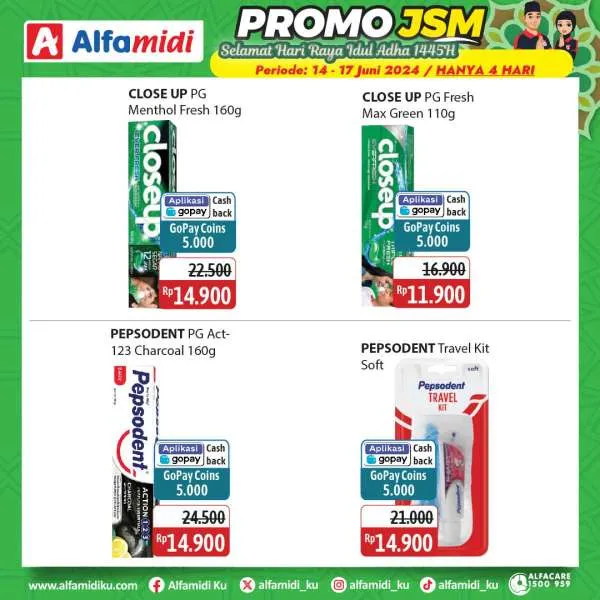 Promo JSM Alfamidi Hanya 4 Hari Spesial Idul Adha Periode 14-17 Juni 2024