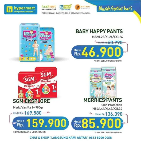 Promo Hypermart Hyper Diskon Weekday Periode 30 Juli-1 Agustus 2024