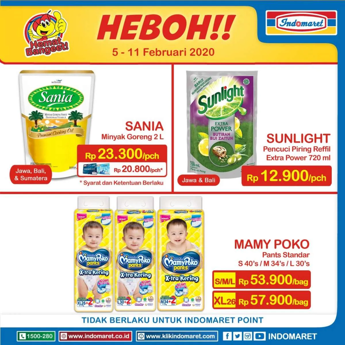 Promo Indomaret Harga Heboh, teranyar! (5-11 Feb)