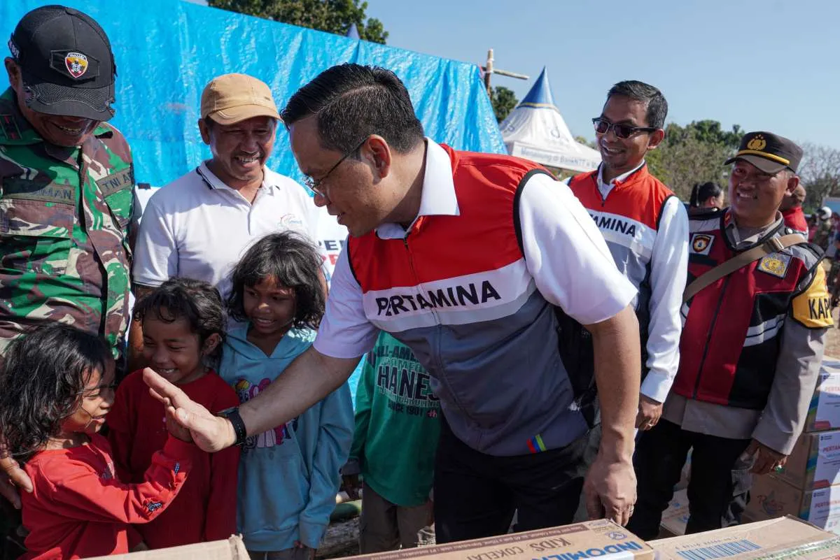 Dirut Pertamina ke Lokasi Gempa Flores, Beri Bantuan dan Pimpin Upacara HUT ke-81 RI