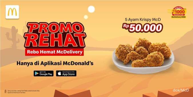 3 Promo McD 1-31 Mei 2024: Gratis Menu Drive Thru hingga 5 Ayam Rp 50.000