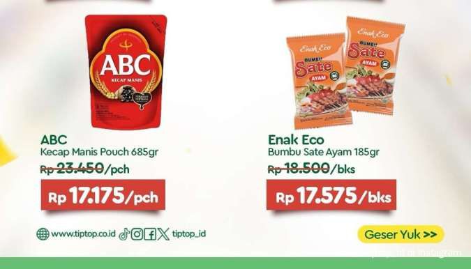 Promo Tip Top Juni 2025 Spesial Idul Adha, Kecap Manis dan Margarine Lebih Murah