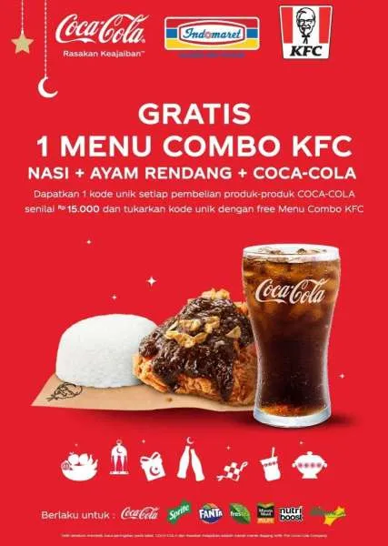 Promo KFC x Indomaret gratis 1 Menu Combo KFC 