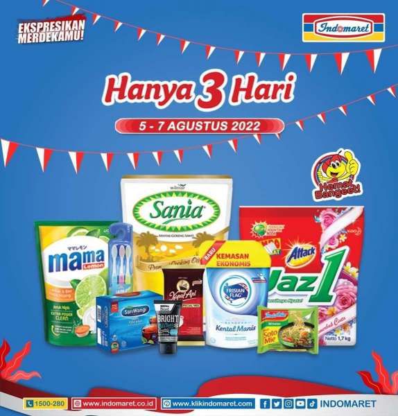 Katalog Promo Indomaret Hanya 3 Hari Periode 5-7 Agustus 2022
