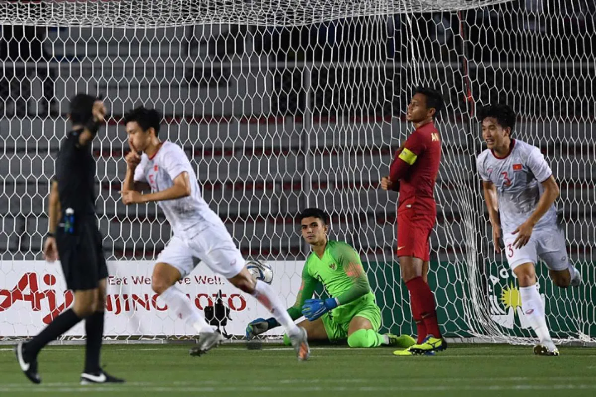 Gagal mengulang sukses di Filipina, timnas U-23 Indonesia kalah dari Vietnam 0-3