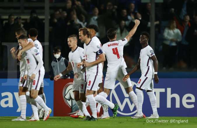 Hasil San Marino vs Inggris: Three Lions pesta gol 10-0 lawan La Serenissima