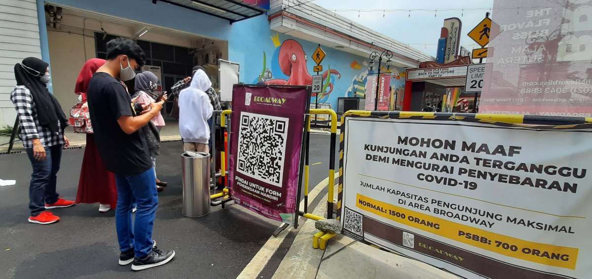 Pembatasan pengunjung wisata kuliner