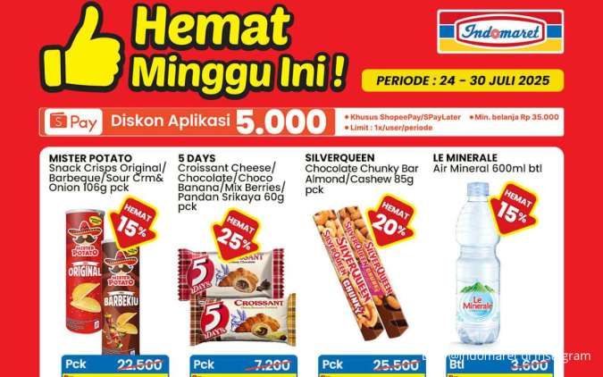 Promo Indomaret Weekend Jelang Akhir Juli 2025, SilverQueen Hemat Minggu Ini