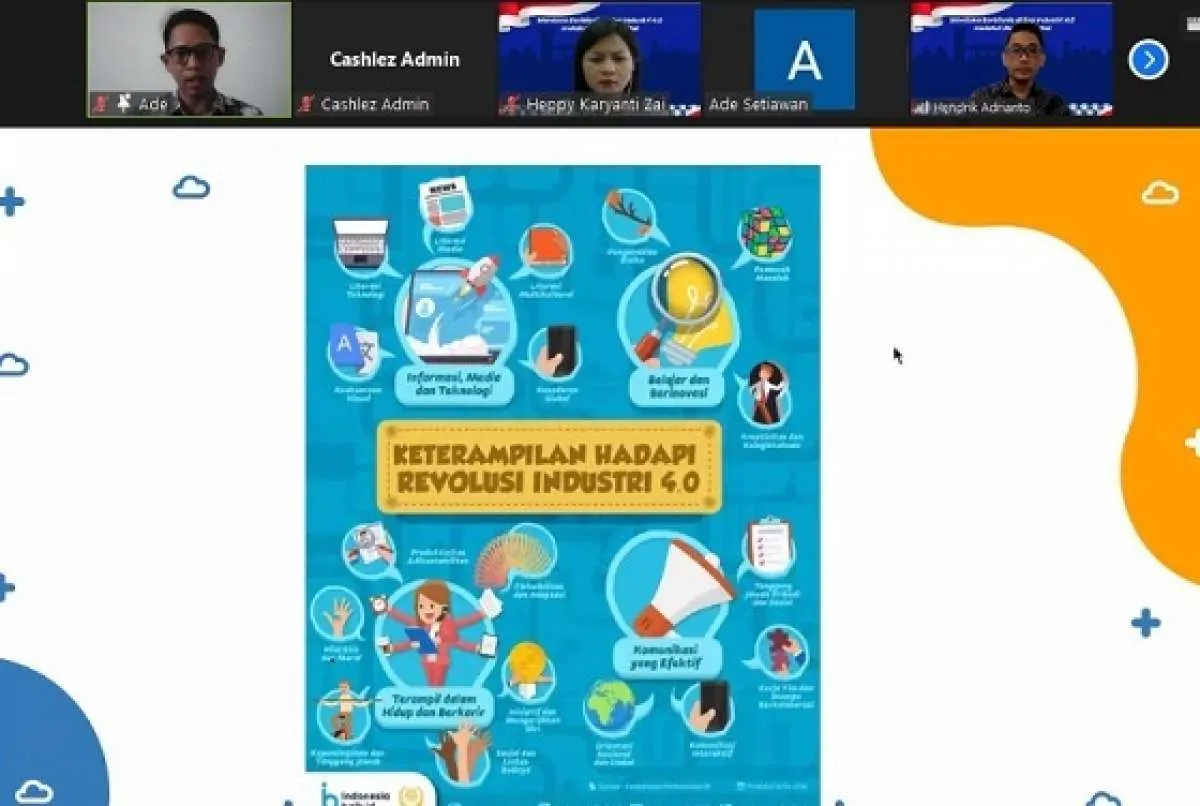 Cashlez Gelar Webinar Merdeka Berbisnis  di Era Industri 4.0 melalui Literasi Digital
