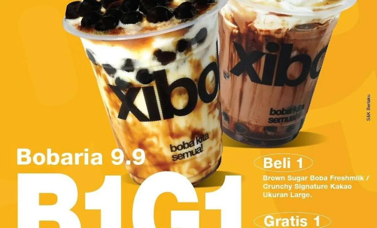 5 Promo 9.9 Minuman di Chatime, HokBen, Fore, Xiboba Sampai Lawson Harga Spesial
