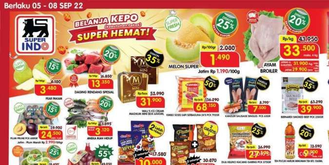 Promo Superindo 5-8 September 2022, Belanja Kebutuhan Pokok Super Hemat!