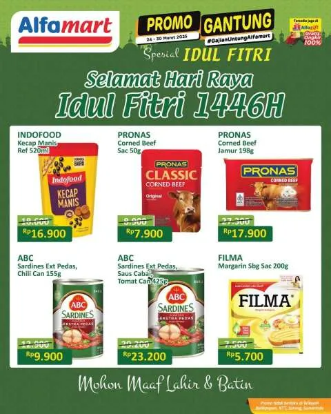 Promo Alfamart Gantung Spesial Idul Fitri Periode 24-30 Maret 2025
