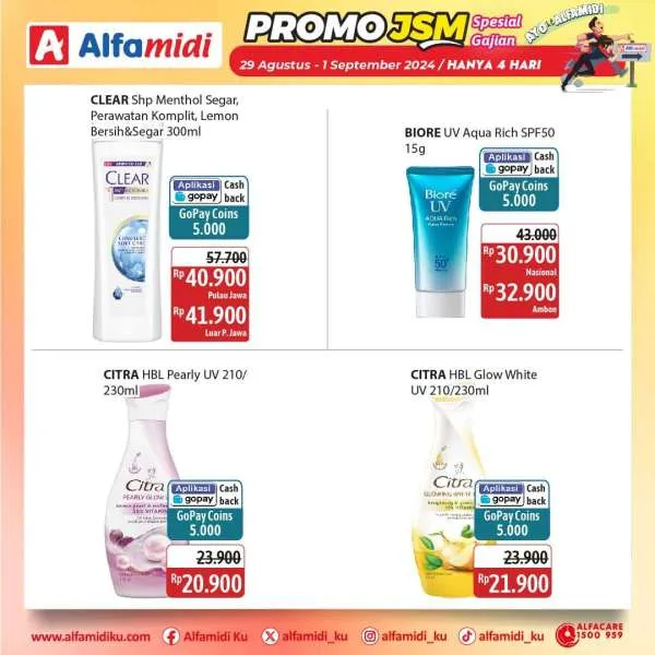 Promo JSM Alfamidi Spesial Gajian Periode 29 Agustus-1 September 2024