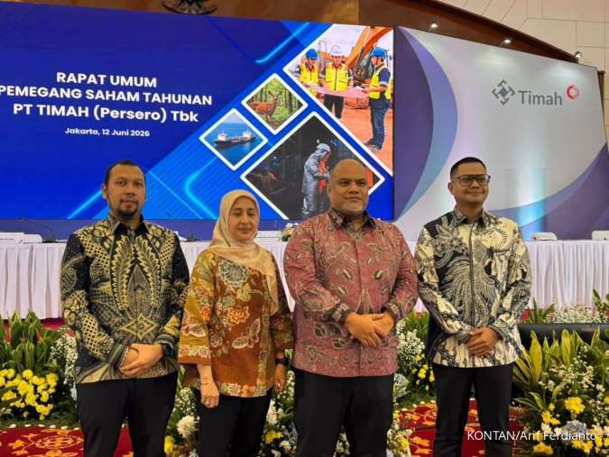 Catat Laba Rp 1,31 Triliun di 2025, PT Timah (TINS) Tebar Dividen Rp 656,8 Miliar