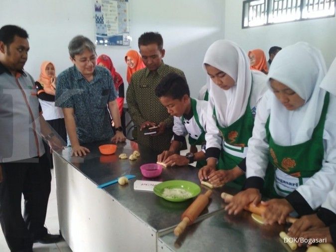 Bogasari Flour Mills luncurkan program teaching factory di SMK Global-Jombang