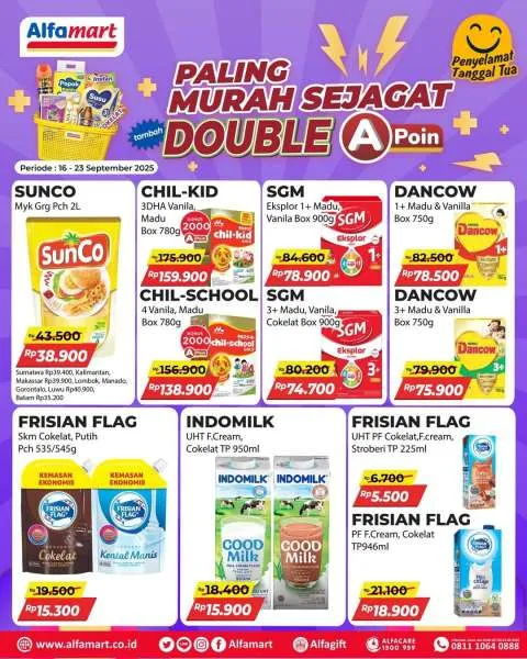 Promo Alfamart Paling Murah Sejagat Periode 16-23 September 2025