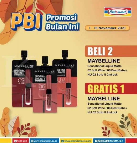 Promo Indomaret PBI (Promosi Bulan Ini) 1-15 November 2021