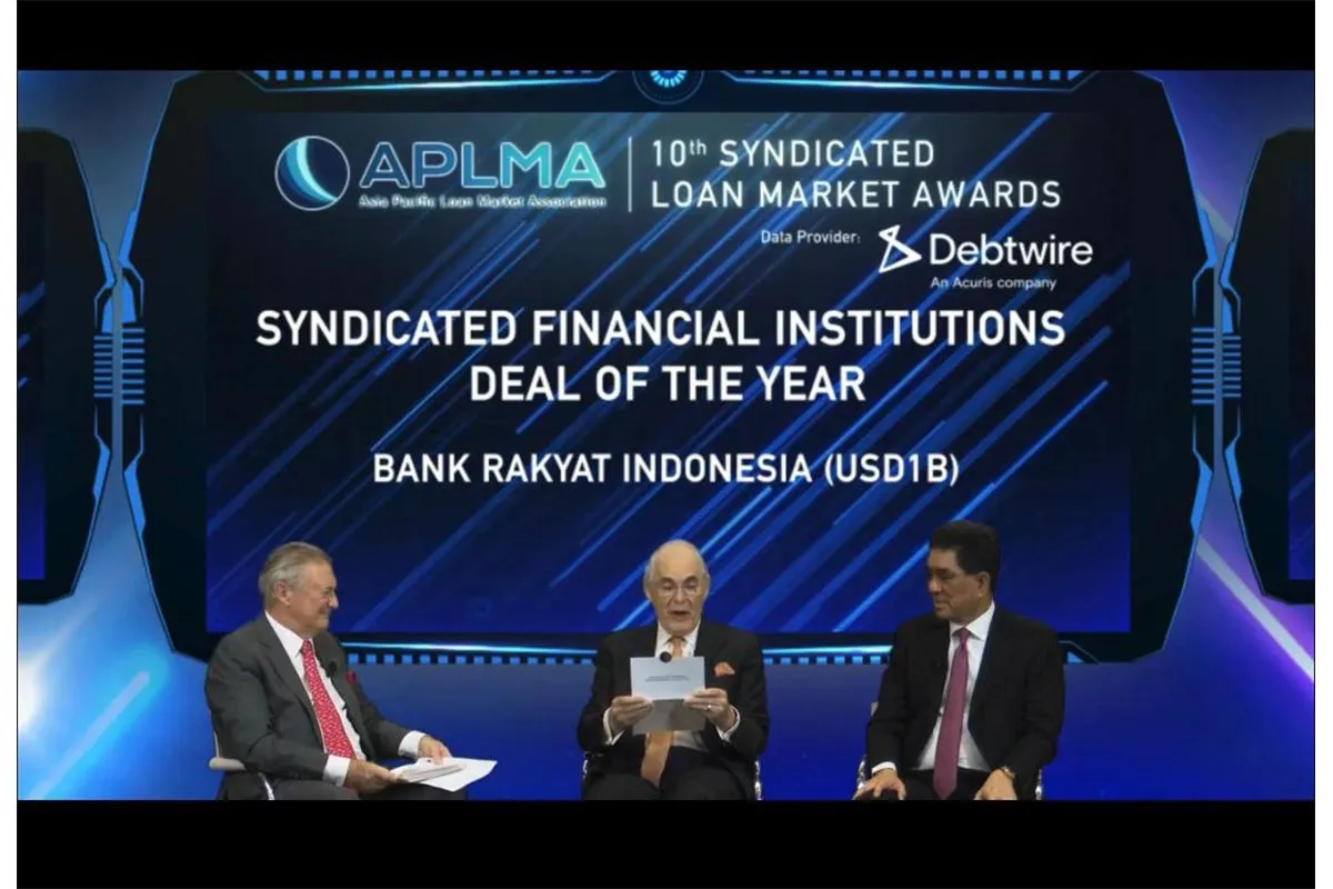BRI Dinobatkan Sebagai Syndicated Financial Institution Deal of the Year Oleh APLMA