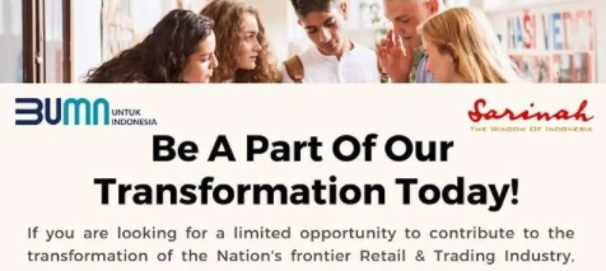 Ada lowongan menarik di BUMN retail untuk fresh graduate, cek info lengkapnya ini