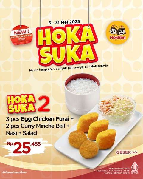 Promo HokBen 5-31 Mei 2025 Spesial Hoka Suka