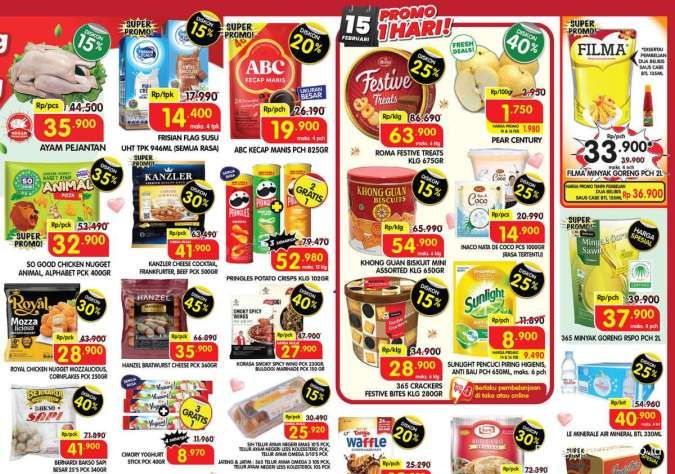 Promo Superindo Hari Ini 14-16 Februari 2025, Durian-Sosis Keju Diskon hingga 45%